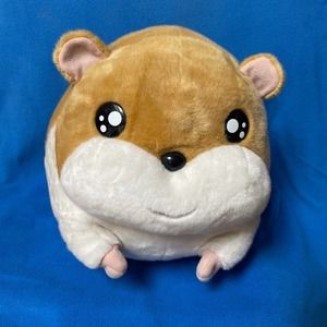Large Cute Fat Plush Hamster Hamtaro Toys Pembroke Pillow